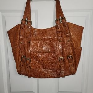 Kooba Shoulder Bag Lined Many Buckles